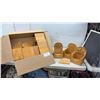 Image 1 : 18 Northern Lights Candles Wooden Display Boxes 5 x 6 3/4 x 6 3/4"