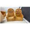 Image 2 : 18 Northern Lights Candles Wooden Display Boxes 5 x 6 3/4 x 6 3/4"