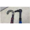 Image 2 : Two Full-Size Umbrellas with Decorative Handles Including Dog Head Design
