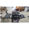 Image 2 : Master Chef Two-Burner Propane Grill with Side Burner and Storage Shelf
