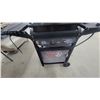 Image 3 : Master Chef Two-Burner Propane Grill with Side Burner and Storage Shelf