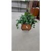Image 3 : Artificial Ficus Tree with Ivy in Decorative Brown Planter 7' Tall