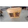 Image 1 : Light Wood Display Cabinet with Glass Doors and Side Panels 39 x 16 x 36"