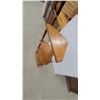 Image 3 : Four-Tier Wooden Corner Shelf with Turned Spindle Supports 44 x 19 x 10"