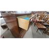 Image 9 : Mid-Century Modern Wooden Dresser with Nine Drawers 30 x 72 x 18" and Matching Chest of Drawers 41