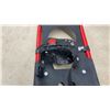 Image 4 : Faber Mountain Leisure Snowshoes, Red Aluminum Frame with Black Decking