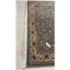 Image 2 : Persian-Style Floral Area Rug in Sage Green, Burgundy, and Cream with Fringe, 65 x 94" - Needs