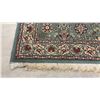 Image 5 : Persian-Style Floral Area Rug in Sage Green, Burgundy, and Cream with Fringe, 65 x 94" - Needs