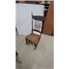 Image 1 : Antique Oak Double Pressed Back Spindle Rocking Chair