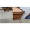 Image 4 : Lane Cedar Chest with Floral Upholstered Top and Brass Handles 48" Wide Cedar Lined