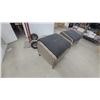Image 2 : Pair of Artizon Montecito Outdoor Ottomans with Wicker Bases and Charcoal Cushions