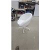 Image 2 : IKEA Skruvsta White Swivel Armchair with Five-Star Caster Base