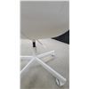 Image 4 : IKEA Skruvsta White Swivel Armchair with Five-Star Caster Base