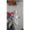 Image 2 : Northwestern Golf Club Set with Pro Tour Titanium Driver, Bag, and Two-Wheel Cart 10 R Handed Clubs
