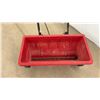 Image 2 : EarthWay Ev-N-Spred Walk-Behind Drop Spreader with Red Hopper