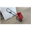 Image 3 : EarthWay Ev-N-Spred Walk-Behind Drop Spreader with Red Hopper