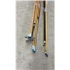 Image 2 : Assorted Wooden Pool Cues with Metal Bridge Rest and More