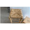 Image 3 : Rush Seat Bar Stool and Qualico 50th Anniversary Wooden Storage Box