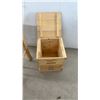 Image 5 : Rush Seat Bar Stool and Qualico 50th Anniversary Wooden Storage Box