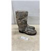 Image 1 : Camouflage Rubber Utility Boots, Size 12, Tree Pattern, Black Lugged Soles, Made in Canada