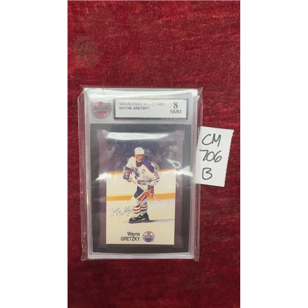 Graded Wayne Gretzky Edmonton Oilers Card