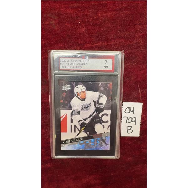 Graded Gabe Vilardi Young Guns Rookie Card