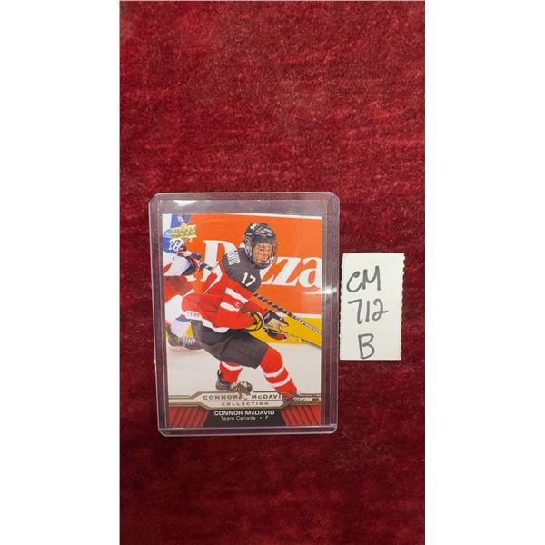 2015-16 Connor McDavid Team Canada Card