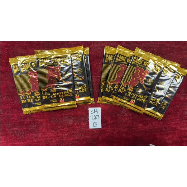 10 Unopened Pinnacle McDonalds Hockey Packs