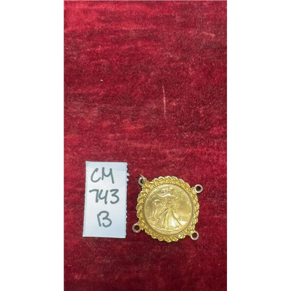 Gold Plated Silver Coin
