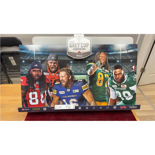 Pepsis Riffle 108th Grey Cup Retail Store Display