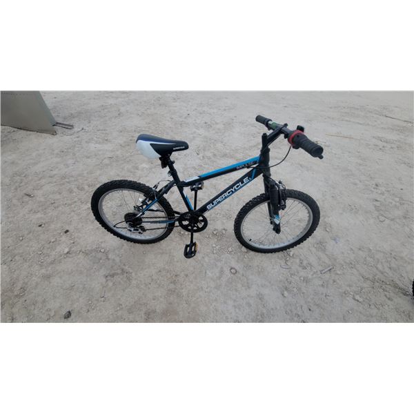 Supercycle Impulse Mountain Bike with Front Suspension and Multi-Speed Gears
