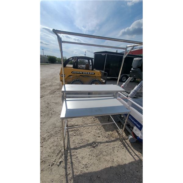 Stainless Steel Two-Tier Work Atation