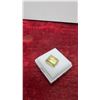 Image 4 : 13.7-Carat Natural Lemon Amethyst Gemstone, Untreated Princess Cut, 15mm X 15mm