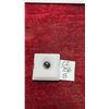 Image 1 : 11.4 Carat Natural Untreated Star Ruby Round Cabochon Gemstone, 10.9 x 10.9 Millimeters
