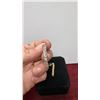 Image 4 : 18K Gold Plated 4.0mm Princess Cut Simulated Diamond Cubic Zirconia Tassel Earrings 1 1/4" Long