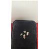 Image 5 : Platinum-Plated 1.0-Carat Oval-Cut Ruby Simulated Diamond Two-Piece Necklace Set, 16" - 18" Long