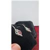 Image 4 : Platinum-Plated 2.0-Carat Heart-Cut Purple Simulated Diamond Cubic Zirconia Fish Hook Earrings
