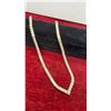 Image 3 : 18K Gold-Plated 4.0mm Simulated Diamond Cubic Zirconia Tennis Necklace, 18" Long