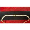 Image 5 : 18K Gold-Plated 4.0mm Simulated Diamond Cubic Zirconia Tennis Necklace, 18" Long