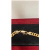 Image 4 : 18K Gold Plated 7.5mm Cuban Link Necklace, 18" Long