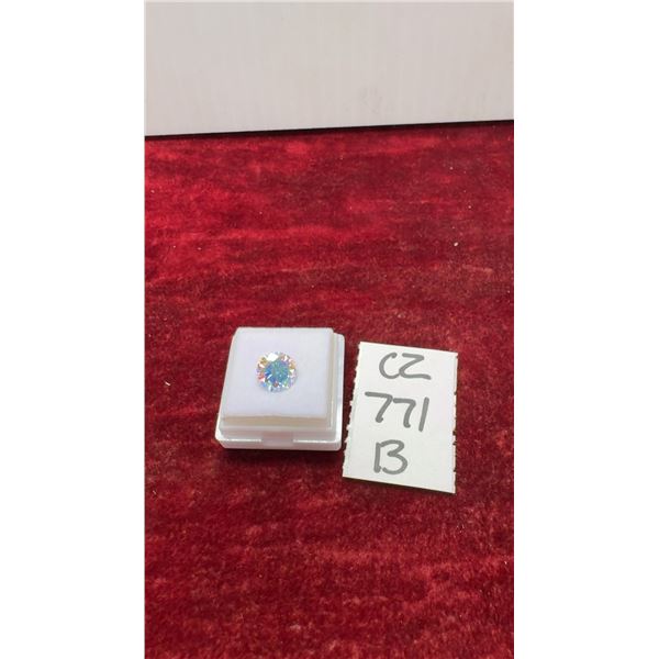 Aurora Moissanite Lab Diamond, 3.0 Carat, Round Brilliant Cut, VVS1, GRA Report