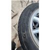 Image 6 : Set of Four General Evertrek 205/60R15 Tires on Ford 15" Eight-Spoke Silver Alloy Wheels