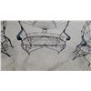 Image 4 : Black Wrought Iron Peacock Fan Back Garden Chairs with Scrollwork, Set of Three