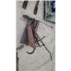 Image 1 : Vintage Single-Bottom Walking Plow with Moldboard and Coulter Wheel
