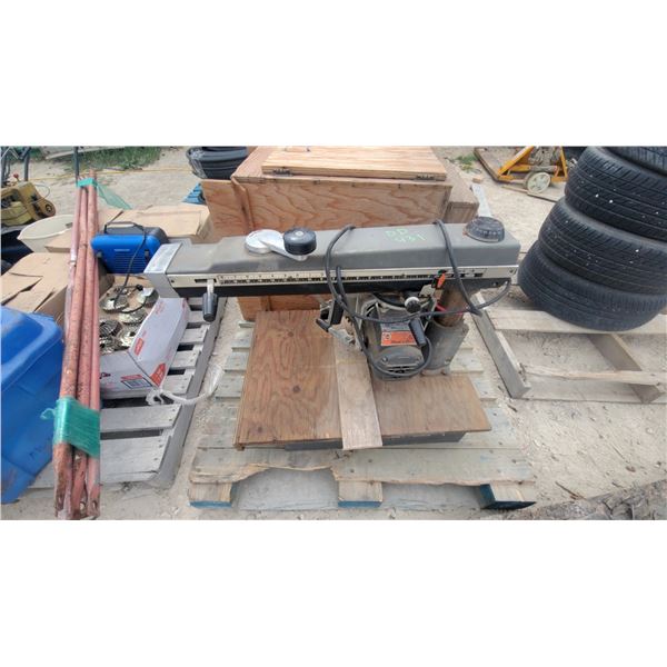 Craftsman Radial Arm Saw with Plywood Work Stand