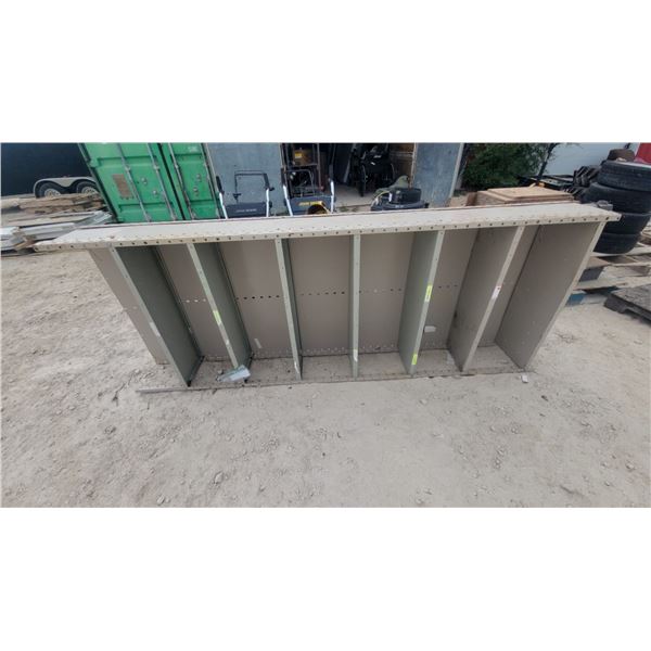 Heavy-Duty Industrial Steel Shelving Unit with Adjustable Shelves, 7-Tier 37 x 99 x 12"