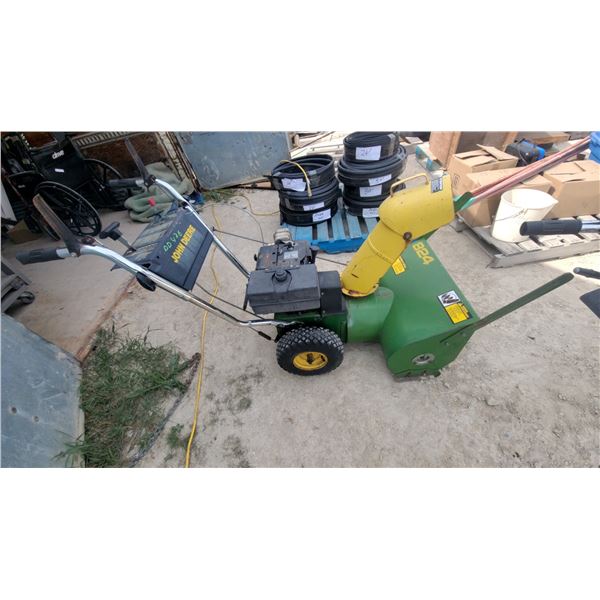 John Deere 824 Walk-Behind Snow Blower with Tecumseh Engine