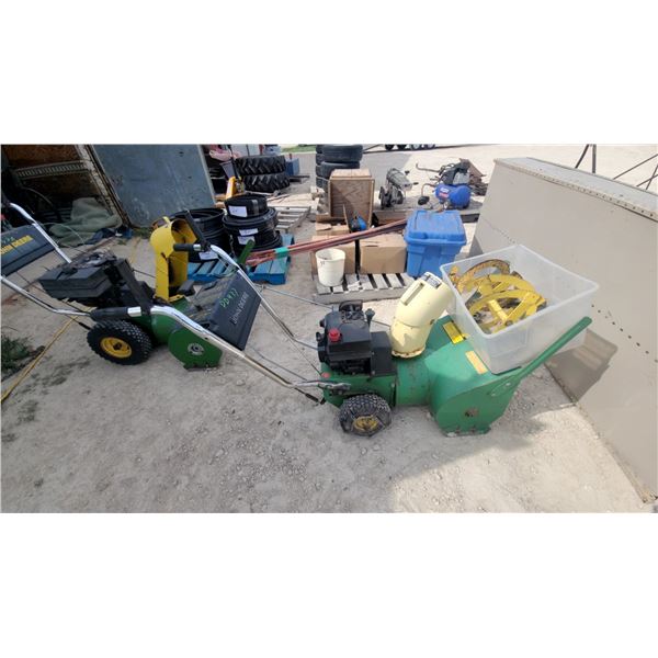 John Deere Two-Stage Walk-Behind Self-Propelled Snow Blower 5h.P 20 " Blower Needs Repair