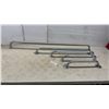 Image 1 : 5 Assorted Safety Grab Bars with Knurled Grips, Lengths 16 1/2" to 48"