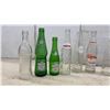 Image 2 : Vintage Soda Bottle Collection with Canada Dry, Pepsi, Hires Root Beer, and Wooden Crate